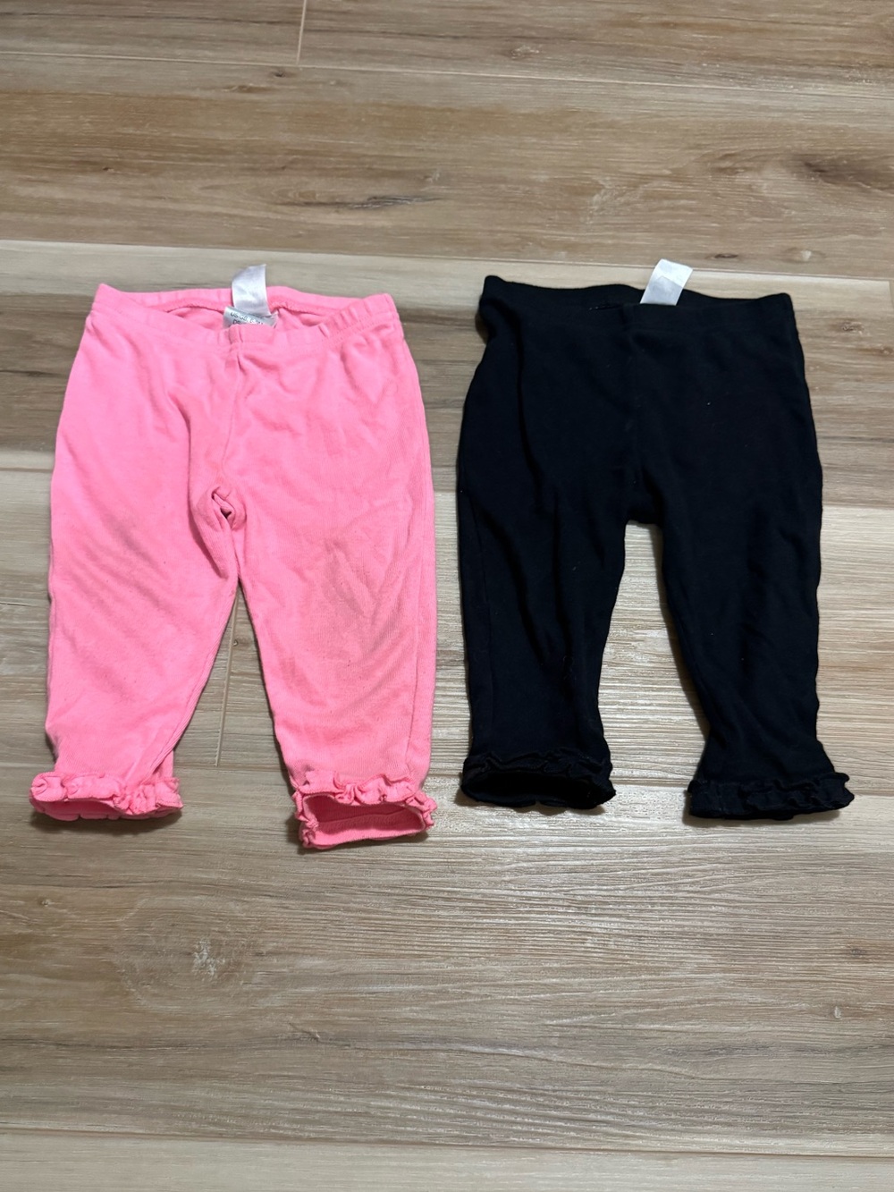 Ruffle hem pants